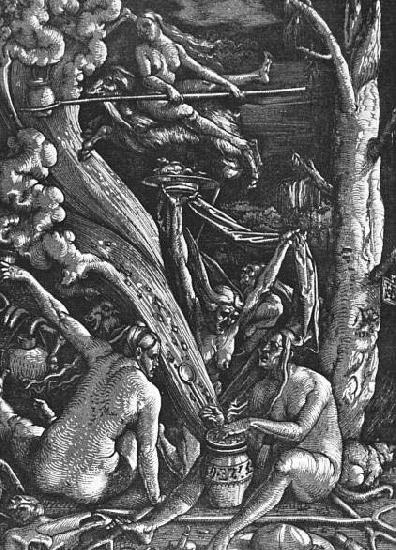 BALDUNG GRIEN, Hans Witches Sabbath oil painting picture